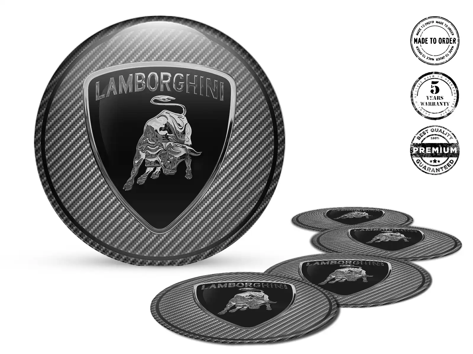 Lamborghini Pegatinas de Cúpula Estilo Emblemas de Racing 
